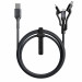 Nomad Rugged USB-A to Universal Cable - здрав кабел с въжена оплетка за устройства с Lightning, microUSB и USB-C порт (150 см) (черен) 1
