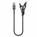 Nomad Rugged USB-A to Universal Cable - здрав кабел с въжена оплетка за устройства с Lightning, microUSB и USB-C порт (30 см) (черен) 1