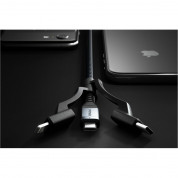 Nomad Rugged USB-A to Universal Cable (30 cm) (black)  3