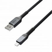 Nomad Rugged USB-A to Lightning Cable - здрав кабел с въжена оплетка за устройства с Lightning порт (150 см) (черен) 1