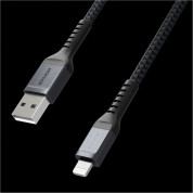 Nomad Rugged USB-A to Lightning Cable - здрав кабел с въжена оплетка за устройства с Lightning порт (150 см) (черен) 5