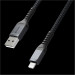 Nomad Rugged USB-A to Lightning Cable - здрав кабел с въжена оплетка за устройства с Lightning порт (150 см) (черен) 6