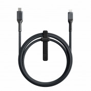 Nomad Rugged USB-C to Lightning Cable (150 cm) (black) 