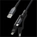 Nomad Kevlar USB-A to Universal Cable - здрав кевларен кабел за устройства с Lightning, microUSB и USB-C порт (150 см) (черен) 7