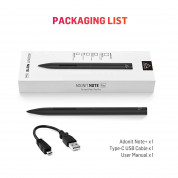Adonit Note Plus Stylus - алуминиева професионална писалка за iPad Pro (черен) 11