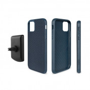 Evutec Ballistic Nylon Shockproof Phone Case Cover + Vent Mount for iPhone 11 (blue) 3