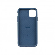 Evutec Ballistic Nylon + Vent Mount - хибриден TPU калъф с магнитна поставка за кола за iPhone 11 (син)  4
