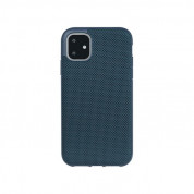 Evutec Ballistic Nylon Shockproof Phone Case Cover + Vent Mount for iPhone 11 (blue) 1