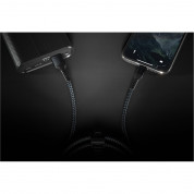 Nomad Kevlar USB-A to Lightning Cable - здрав кевларен кабел за устройства с Lightning порт (150 см) (черен) 5