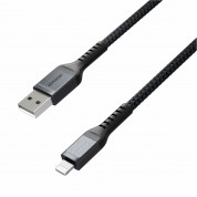 Nomad Kevlar USB-A to Lightning Cable - здрав кевларен кабел за устройства с Lightning порт (150 см) (черен) 1
