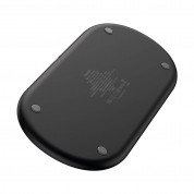 Baseus 3in1 Wireless Charger (WX3IN1-01) - тройна поставка (пад) с Fast Charge технология за безжично зареждане за Qi съвместими устройства, Apple Watch и Apple Airpods (черен) 3