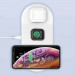 Baseus 3in1 Wireless Charger (WX3IN1-01) - тройна поставка (пад) с Fast Charge технология за безжично зареждане за Qi съвместими устройства, Apple Watch и Apple Airpods (черен) 8