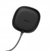 Baseus Suction Cup Wireless Charger - залепяща се подложка (пад) за безжично зареждане с USB кабел (черен) 2