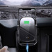 Baseus Rock Solid Wireless Charger Car Mount (WXHW01-01) - поставка за радиатора на кола с безжично зареждане за Qi съвместими смартфони (черен) 8