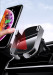 Baseus Rock Solid Wireless Charger Car Mount (WXHW01-01) - поставка за радиатора на кола с безжично зареждане за Qi съвместими смартфони (черен) 10