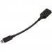 IncrediCables USB-C to microUSB Female Adaptor - microUSB адаптер за устройства с USB-C порт (черен)  1