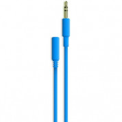 IncrediCables Audio Extension Cable - удължителен аудио кабел 3.5 mm женско към 3.5 mm мъжко (100 см) (син)  1