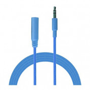 IncrediCables Audio Extension Cable - удължителен аудио кабел 3.5 mm женско към 3.5 mm мъжко (100 см) (син) 