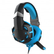 Varr Gaming Headset - геймърски слушалки с микрофон и управление на звука (син) 1