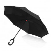 Platinet Handsfree Umbrella - чадър с удобна (хендсфрий) дръжка (черен)