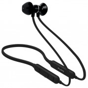 Puro Neckband Magnet Pod Wireless In-Ear Earphones (black)