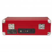 Denver VPL-120RED Turntable - преносим грамофон с говорители и USB изход 2
