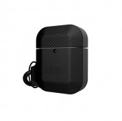 Urban Armor Gear Soft Touch Waterproof Silicone Hang Case for Apple Airpods (black) 3