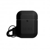 Urban Armor Gear Soft Touch Waterproof Silicone Hang Case for Apple Airpods (black) 1