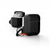 Urban Armor Gear Soft Touch Waterproof Silicone Hang Case - водо и удароустойчив силиконов калъф с карабинер за Apple Airpods (черен-оранжев) 1