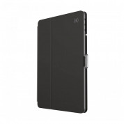 Speck Balance Folio Case - текстилен калъф и поставка за iPad 7 (2019), iPad 8 (2020) (черен-прозрачен)