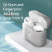 Baseus Super Thin Silica Gel Case - силиконов калъф за Apple Airpods Pro (лилав) 2