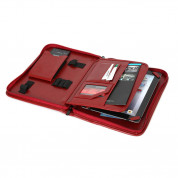 Platinet Business Class Tablet Case - органайзер и универсален калъф, тип папка с поставка за таблети до 10.5 инча (червен)