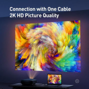 Baseus Enjoyment Series DVI Male To DVI Male Cable (CAKSX-Q0G) (100 cm) (black) 4