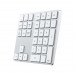 Satechi Aluminum Bluetooth Extended Keypad - безжична Bluetooth клавиатура за MacBook (сребрист)  4