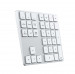 Satechi Aluminum Bluetooth Extended Keypad - безжична Bluetooth клавиатура за MacBook (сребрист)  3