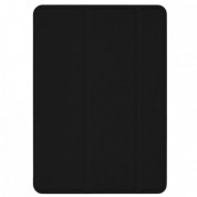 Macally Stand Case - полиуретанов калъф и поставка за iPad 7 (2019), iPad 8 (2020), iPad 9 (2021) (черен)
