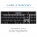 Macally Solar Powered Slim Bluetooth Wireless Keyboard - безжична Bluetooth клавиатура със соларно зареждане за MacBook и Apple компютри (тъмносив)  6