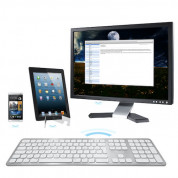 Macally Slim Bluetooth Wireless Keyboard UK - безжична Bluetooth клавиатура за MacBook (бял)  9