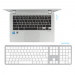 Macally Slim Bluetooth Wireless Keyboard UK - безжична Bluetooth клавиатура за MacBook (бял)  9