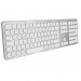 Macally Slim Bluetooth Wireless Keyboard UK - безжична Bluetooth клавиатура за MacBook (бял)  14