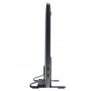Macally Vertical Laptop Stand - вертикална стоманена поставка за MacBook и лаптопи (тъмносив)  4