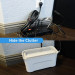 Macally Cable Box Organizer - кабелна кутия и органайзер за кабели, захранвания и други 2