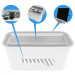 Macally Cable Box Organizer - кабелна кутия и органайзер за кабели, захранвания и други 1