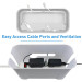 Macally Cable Box Organizer - кабелна кутия и органайзер за кабели, захранвания и други 5