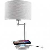 Macally Table LED Table Lamp - настолна LED лампа с Qi безжично зареждане х USB-A изход за зареждане на мобилни устройства