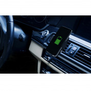 Platinet Wireless Induction Smartphone Charger - поставка за радиатора на кола с безжично зареждане за QI съвместими смартфони (черен) 2