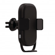 Platinet Wireless Induction Smartphone Charger - поставка за радиатора на кола с безжично зареждане за QI съвместими смартфони (черен) 1