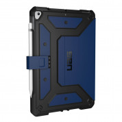 Urban Armor Gear Metropolis Folio Case - удароустойчив хибриден кейс от най-висок клас за iPad 9 (2021), iPad 8 (2020), iPad 7 (2019) (тъмносин) 3