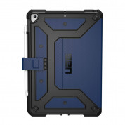 Urban Armor Gear Metropolis Folio Case - удароустойчив хибриден кейс от най-висок клас за iPad 9 (2021), iPad 8 (2020), iPad 7 (2019) (тъмносин) 1