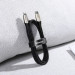 Baseus Horizontal USB-C to Lightning Cable - USB-C към Lightning кабел за Apple устройства с Lightning порт (200 см) (черен) 6